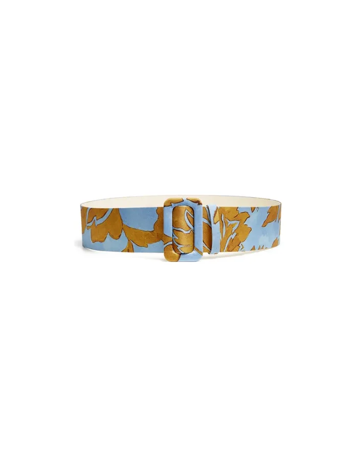 La Doublej Medium Belt Tangle Light Blue In Twill Women Small Accessories