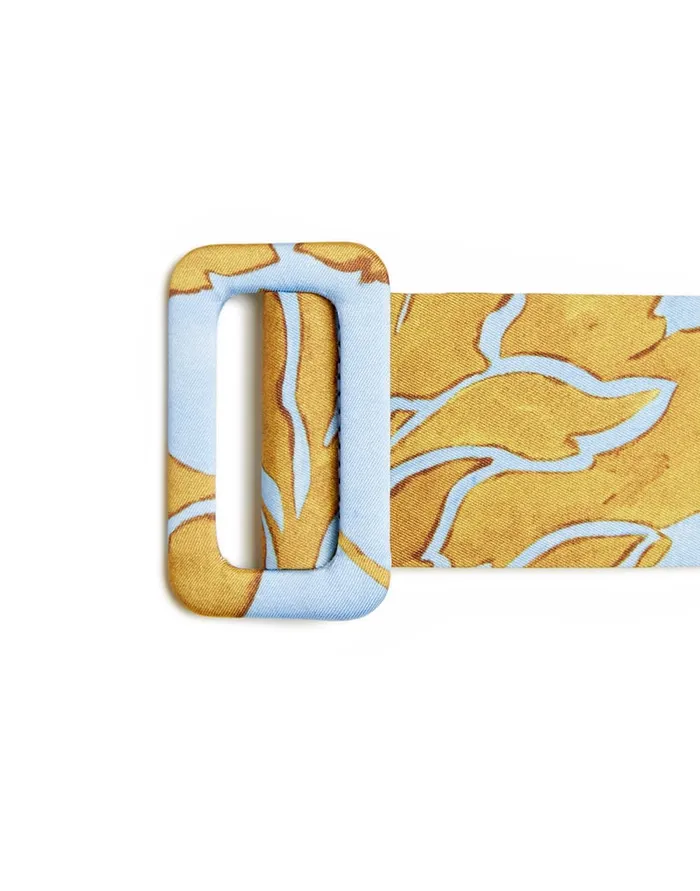 La Doublej Medium Belt Tangle Light Blue In Twill Women Small Accessories