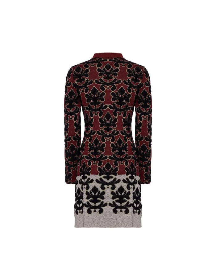 La Doublej Mini Herald Dress Herald Red In Jacquard Women Dresses