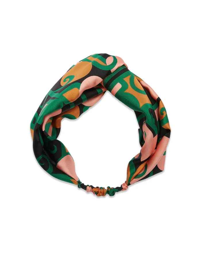 La Doublej Pinup Headband Deco In Twill Women Hair Accessories