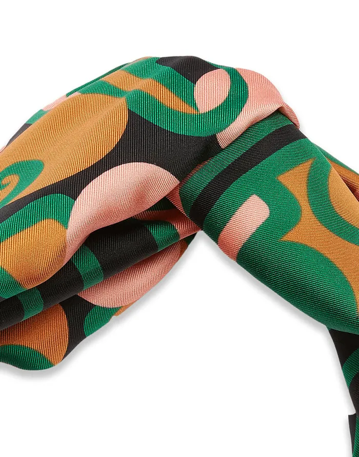 La Doublej Pinup Headband Deco In Twill Women Hair Accessories