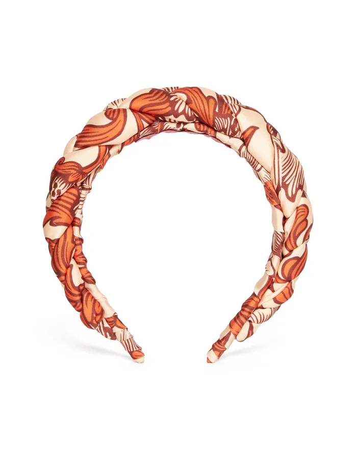 La Doublej Rapunzel Headband Reef Pale Pink In Twill Women Hair Accessories