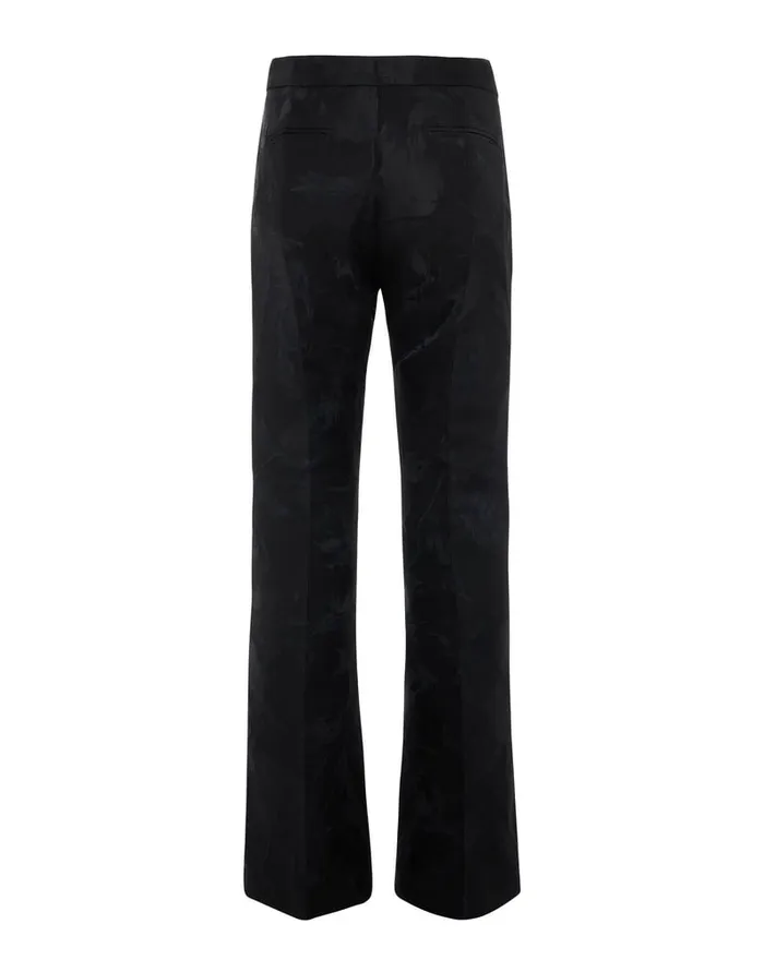 La Doublej Saturday Night Pants Sylph Black In Jacquard Women Shorts and Pants