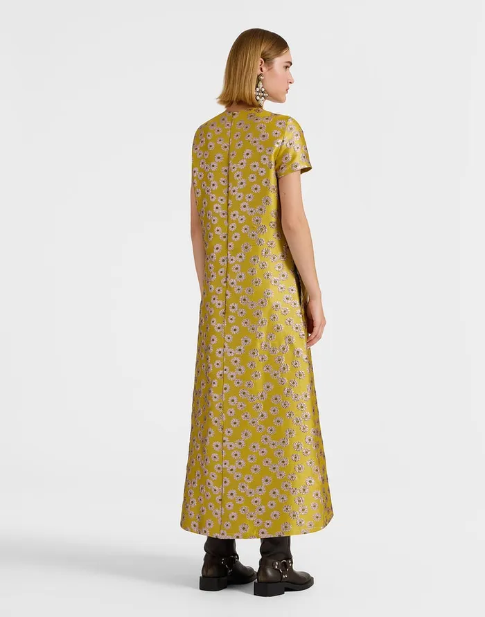 La Doublej Super Swing Dress Margarita In Jacquard Women Party Dressing
