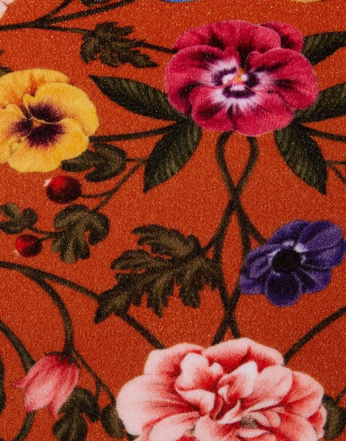La Doublej Turtleneck Botticelli Rust In Velvet Stretch Women Shirts and Tops