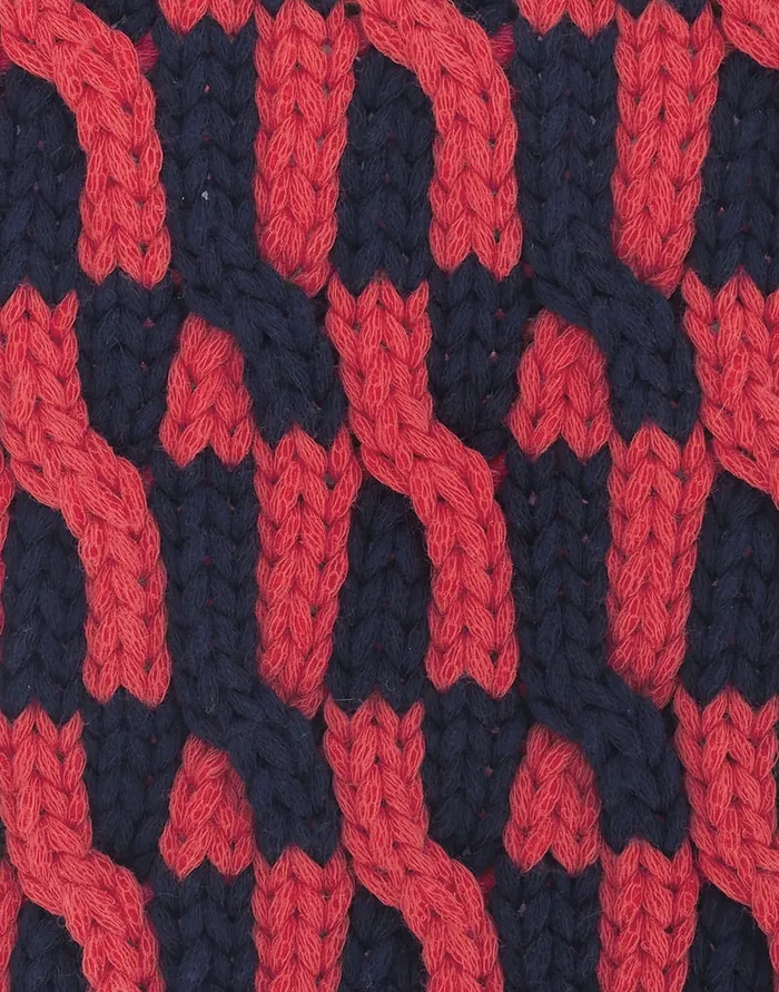 La Doublej Winset Cardigan Navy In Cable Chain Women Knitwear