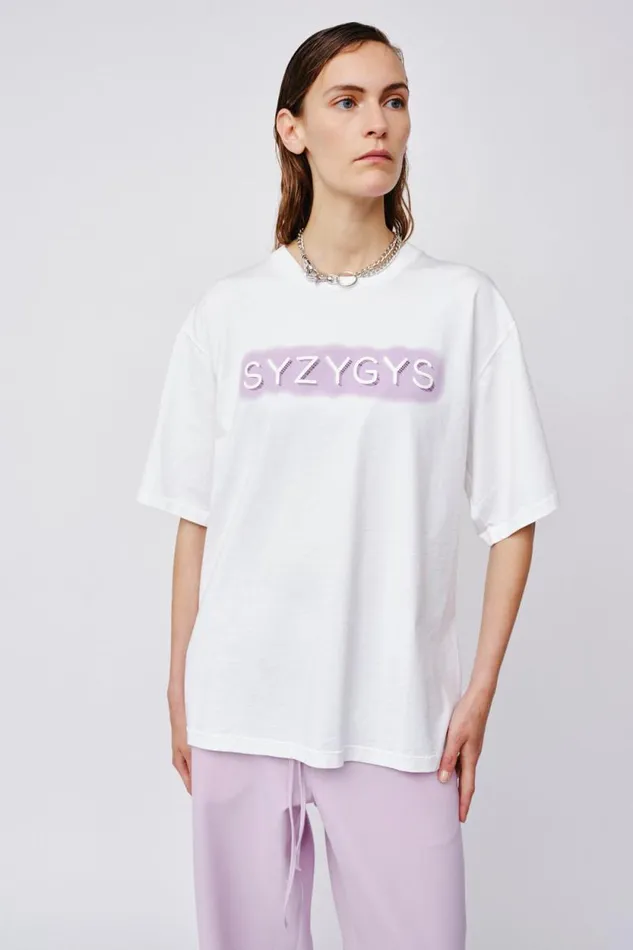 LA SYZYGYS 8211 White WomenMen Won Hundred Tops and Tshirts