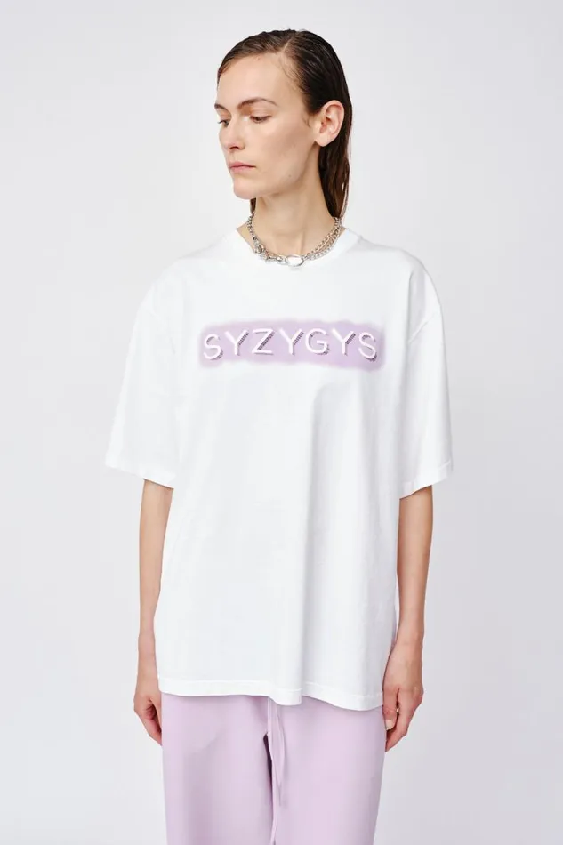 LA SYZYGYS 8211 White WomenMen Won Hundred Tops and Tshirts