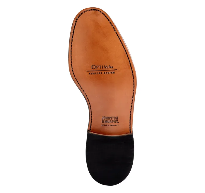 LaceUps Melton Cap Toe Tan Calfskin 8211 Johnston and Murphy Men