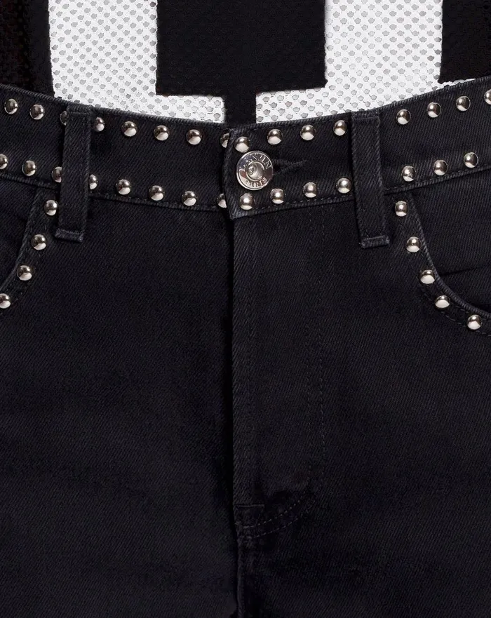 Lanvin X Future Flared Pants With Studs For Women Black Women Lanvin Pants Lanvin X Future Flared Pants With Studs For Women Black Women Lanvin Pants