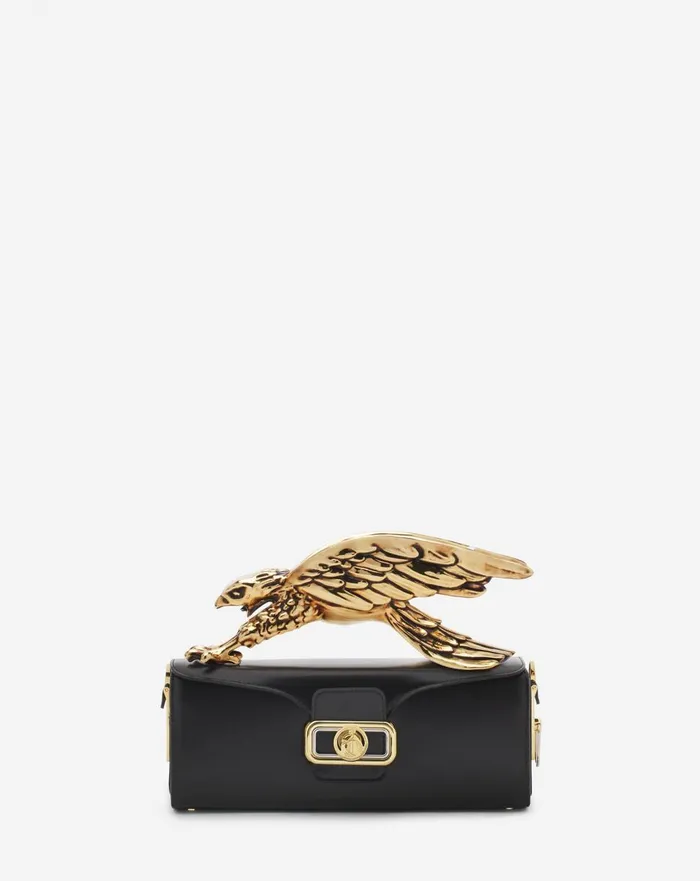 Lanvin X Future Pencil Mm Leather Bag Black Women Lanvin Tote Bags and Top Handle Bags