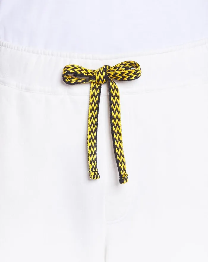 Lanvin X Future Unisex Logo Jogging Pants White Mustang Men Lanvin Coats and Jackets