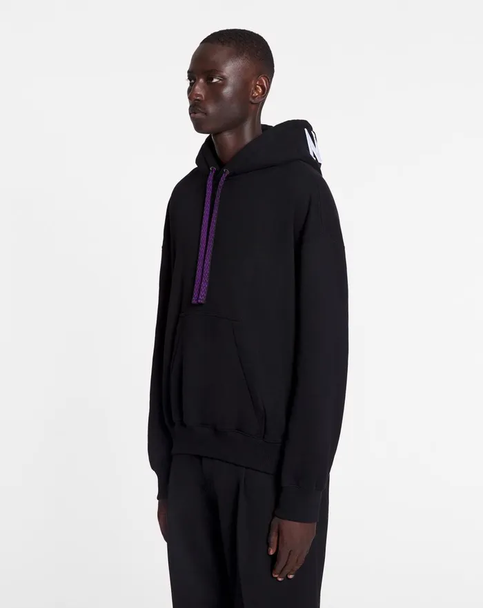 Lanvin X Future Unisex Oversized Curb Laces Black Men Lanvin Coats and Jackets