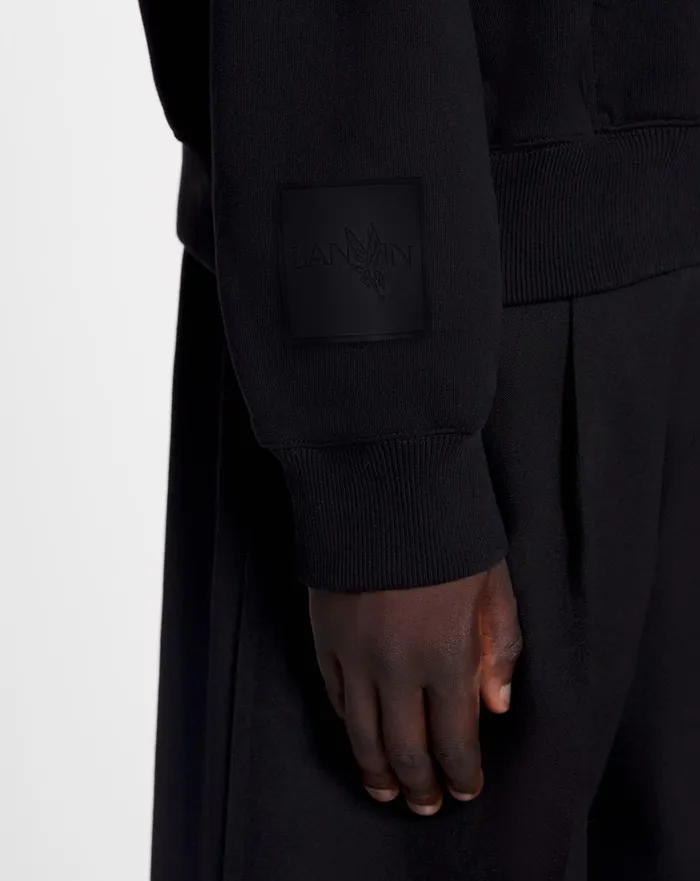 Lanvin X Future Unisex Oversized Curb Laces Black Men Lanvin Coats and Jackets