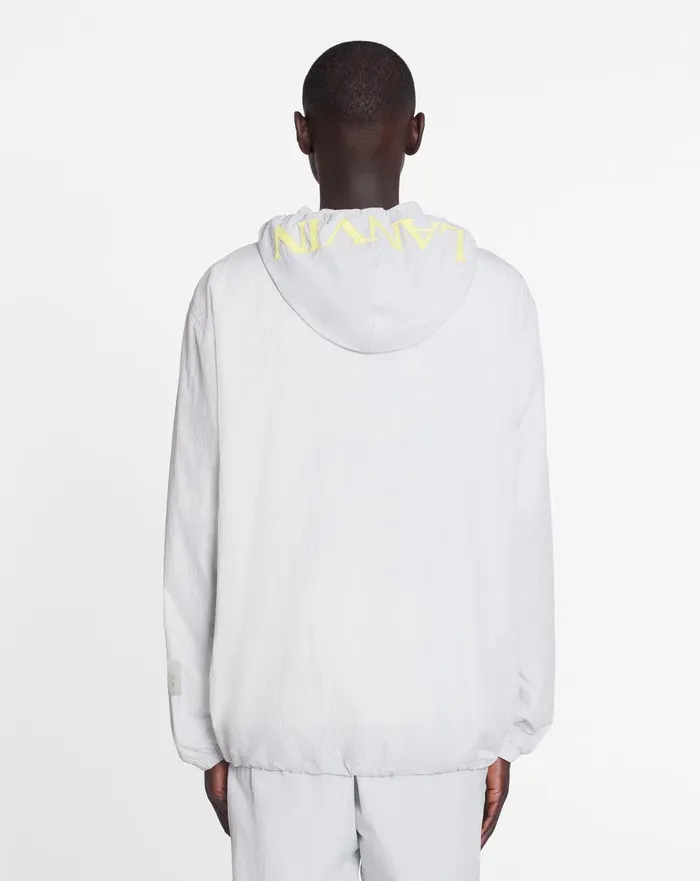 Lanvin X Future Zipped Hoodie With Contrasting Stripes Eagle Grey Women Lanvin TShirts and Sweatshirts Lanvin X Future Zipped Hoodie With Contrasting Stripes Eagle Grey Women Lanvin TShirts and Sweatshirts