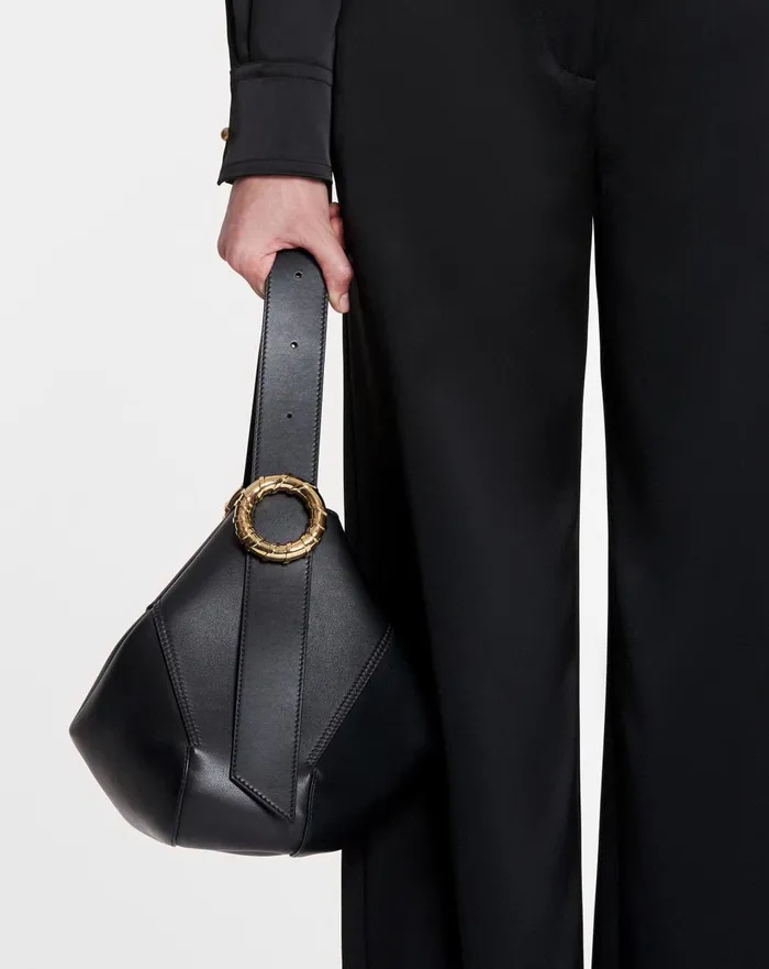 Leather Mlodie Hobo Bag Black Women Lanvin Crossbody Bags and Shoulder Bags Leather Mlodie Hobo Bag Black Women Lanvin Crossbody Bags and Shoulder Bags