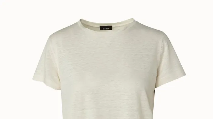 Linen Jersey TShirt Ecru Women Akris Tops