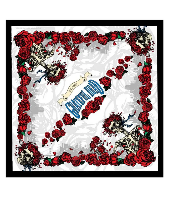 Liquid Blue Bandanas Accessories GD Bertha Roses Bandana