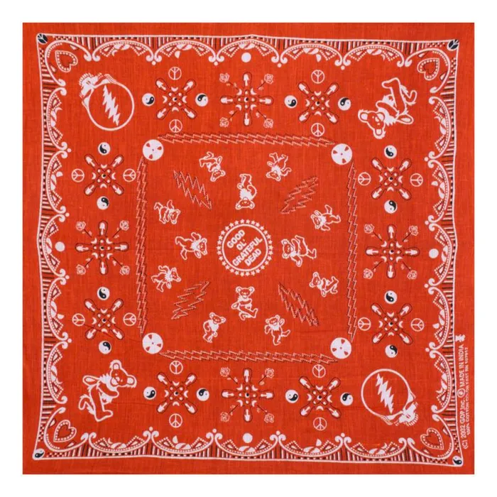 Liquid Blue Bandanas Accessories Good Ol GD Red Bandana