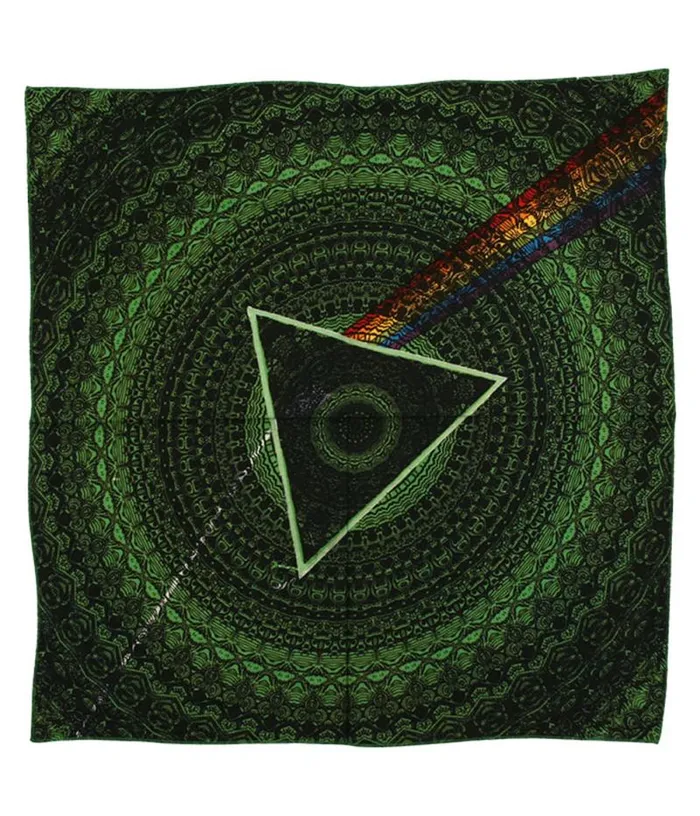 Liquid Blue Bandanas Accessories PF Dark Side Green Bandana