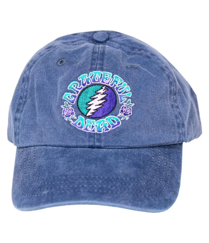 Liquid Blue Hats Accessories GD Batik SYF Denim Baseball Cap