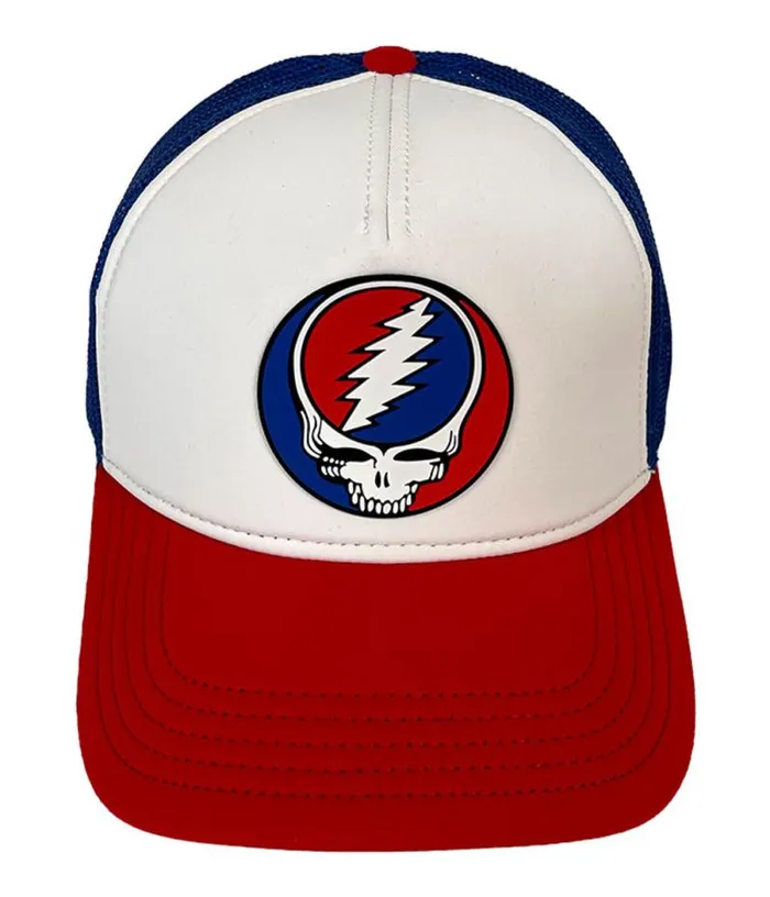 Liquid Blue Hats Accessories Steal Your Face Red White Blue Hat