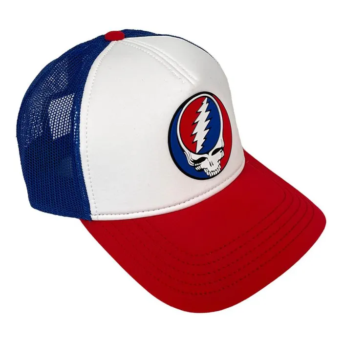 Liquid Blue Hats Accessories Steal Your Face Red White Blue Hat