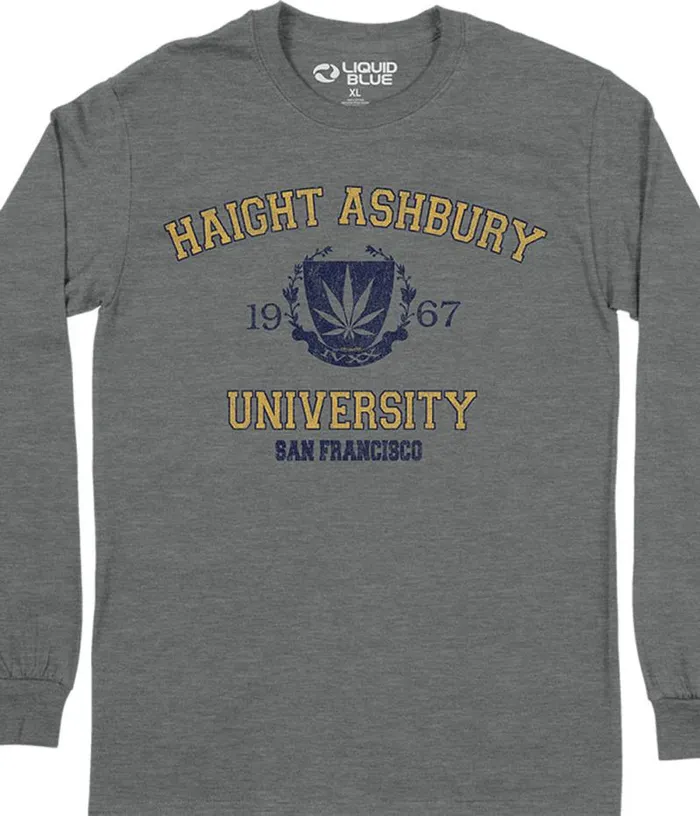 Liquid Blue Long Sleeve Men Haight Ashbury Long Sleeve TShirt