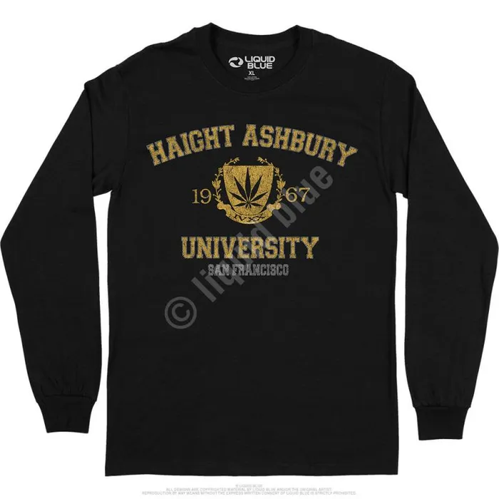 Liquid Blue Long Sleeve Men Haight Ashbury Long Sleeve TShirt