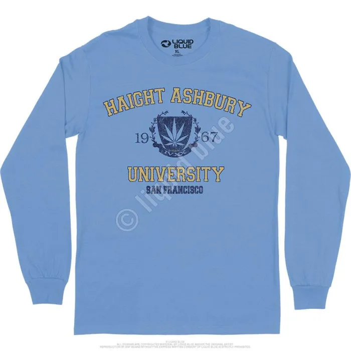 Liquid Blue Long Sleeve Men Haight Ashbury Long Sleeve TShirt