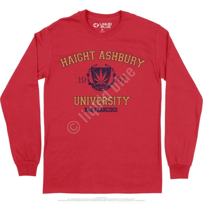 Liquid Blue Long Sleeve Men Haight Ashbury Long Sleeve TShirt