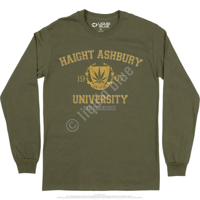 Liquid Blue Long Sleeve Men Haight Ashbury Long Sleeve TShirt