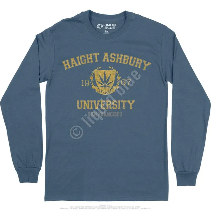 Liquid Blue Long Sleeve Men Haight Ashbury Long Sleeve TShirt