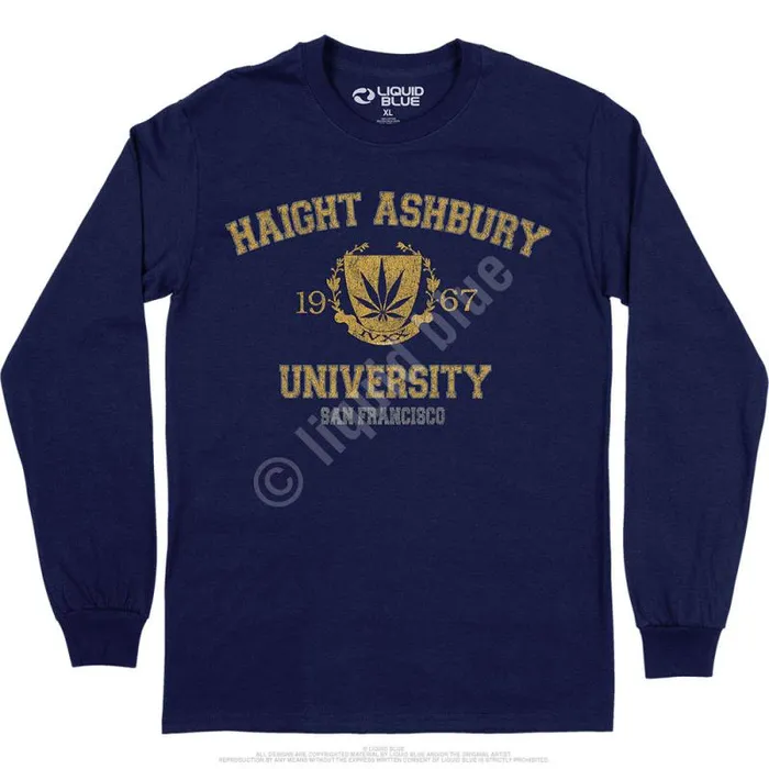 Liquid Blue Long Sleeve Men Haight Ashbury Long Sleeve TShirt