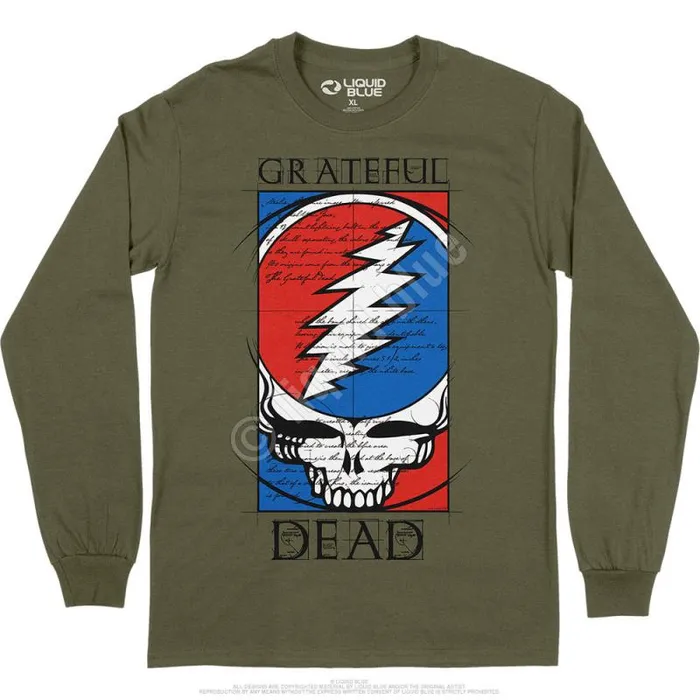 Liquid Blue Long Sleeve Men Steal Your Blueprint Long Sleeve TShirt