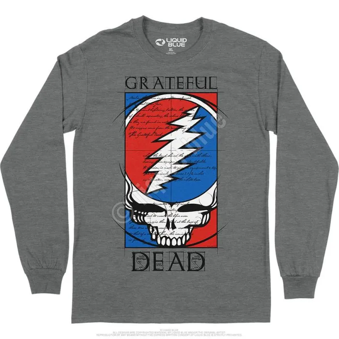 Liquid Blue Long Sleeve Men Steal Your Blueprint Long Sleeve TShirt