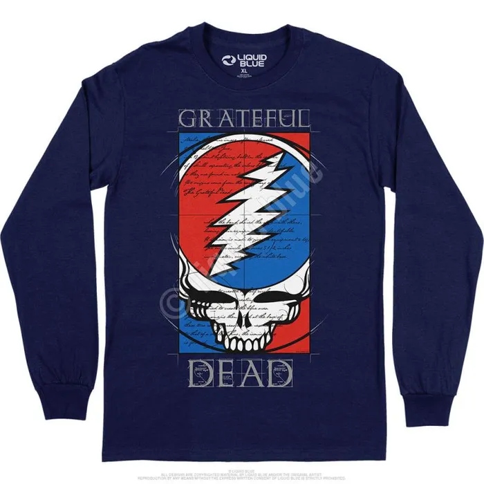 Liquid Blue Long Sleeve Men Steal Your Blueprint Long Sleeve TShirt