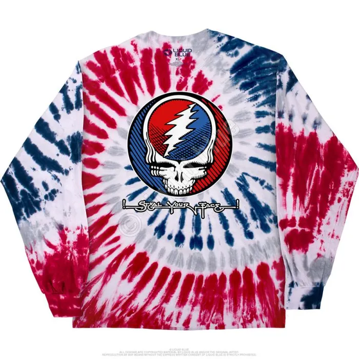 Liquid Blue Long Sleeve Men SYF Underground TieDye Long Sleeve TShirt