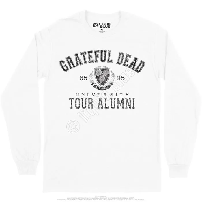 Liquid Blue Long Sleeve Men Tour Alumni Crest Long Sleeve TShirt