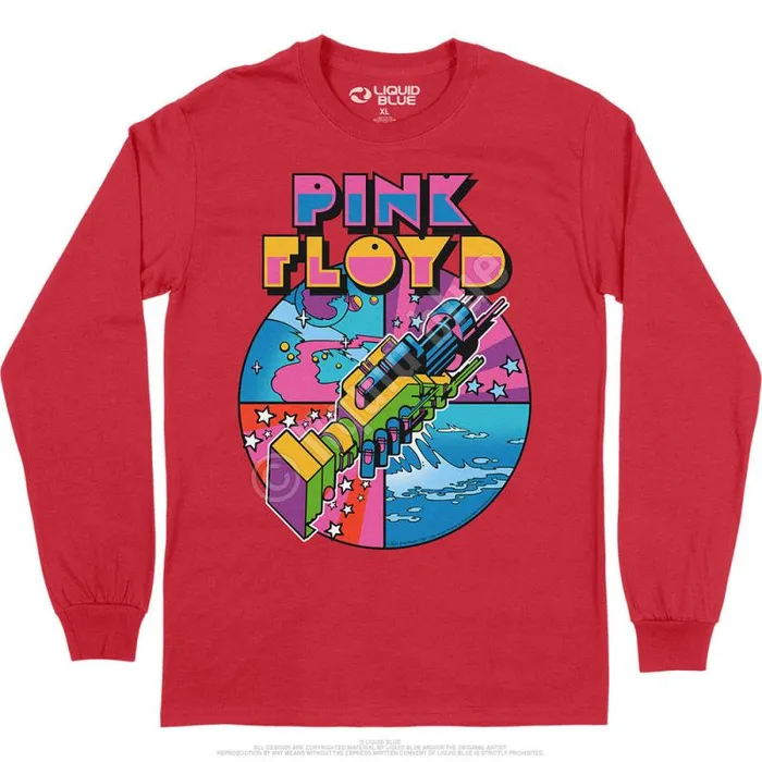 Liquid Blue Long Sleeve Men WYWH Mod Long Sleeve TShirt