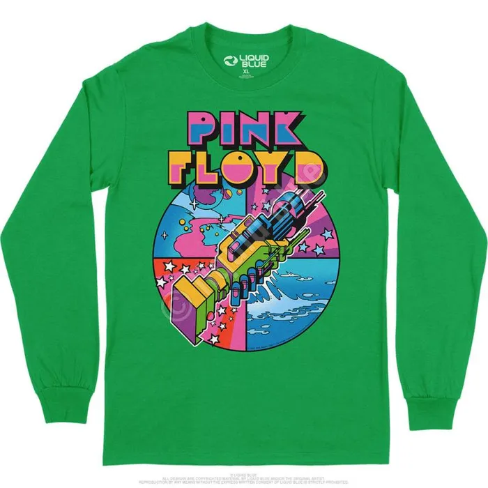 Liquid Blue Long Sleeve Men WYWH Mod Long Sleeve TShirt