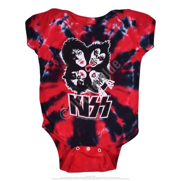Liquid Blue Onesies Kids KISS Burst TieDye Onesie