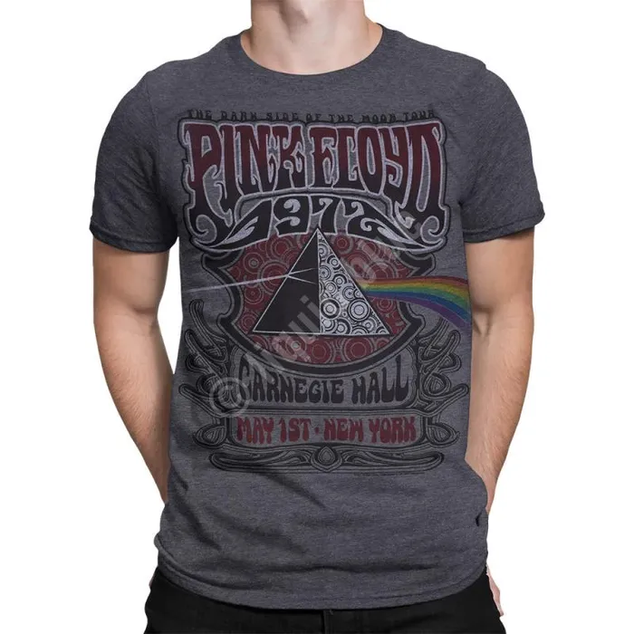 Liquid Blue PolyCotton TShirt Men Carnegie Hall Dark Heather PolyCotton TShirt Liquid Blue PolyCotton TShirt Men Carnegie Hall Dark Heather PolyCotton TShirt