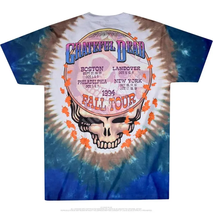 Liquid Blue TShirt Men Banjo TieDye TShirt