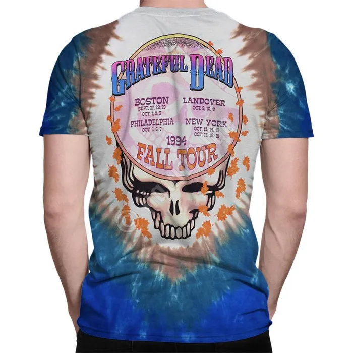 Liquid Blue TShirt Men Banjo TieDye TShirt