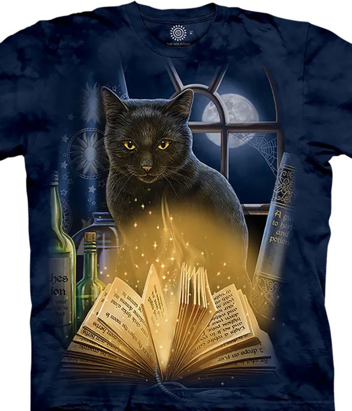 Liquid Blue TShirt Men Bewitched Classic Cotton TShirt