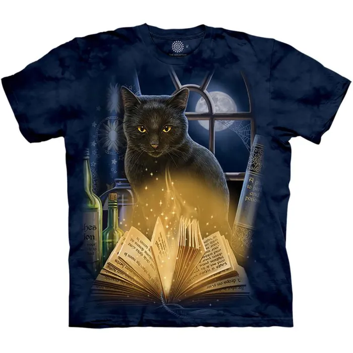 Liquid Blue TShirt Men Bewitched Classic Cotton TShirt