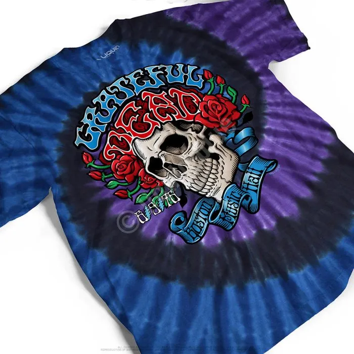 Liquid Blue TShirt Men Boston Music Hall TieDye TShirt