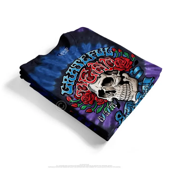 Liquid Blue TShirt Men Boston Music Hall TieDye TShirt