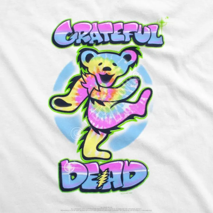 Liquid Blue TShirt Men Carnival Bear White TShirt